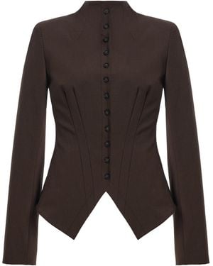 STAUD Adrian Twill Jacket - Black
