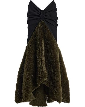 DIOTIMA Tidal Fluffy Organza Midi Skirt - Black