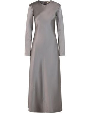 Heirlome Mercedes Silk Maxi Dress - Grey