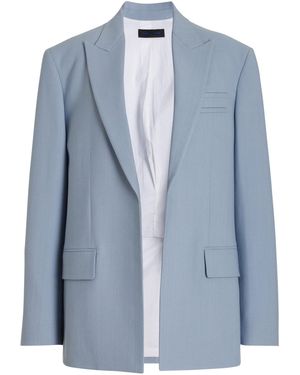 Proenza Schouler Devon Oversized Blazer - Blue