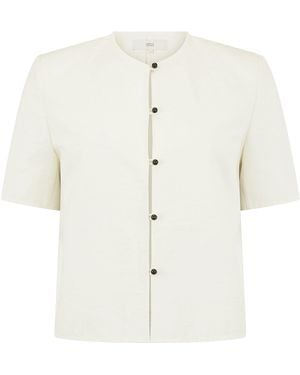 Harris Tapper Exclusive Tina Cotton-Blend Top - White