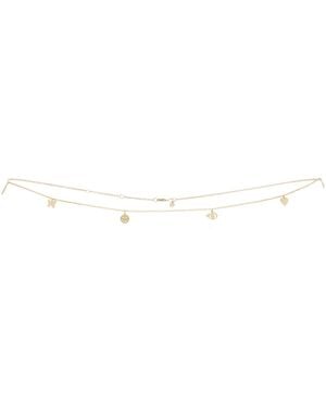 Sydney Evan Exclusive 14k Yellow Gold Belly Chain - Black