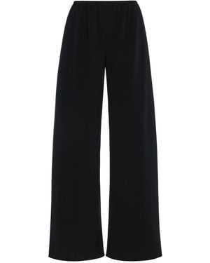 The Row Gala Cady Wide-leg Trousers - Black