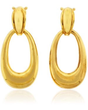 Simon Teakle Georges Lenfant For Cartier 18K Interchangeable Earrings - Yellow