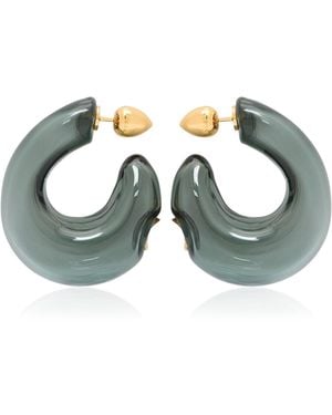 Alaïa Bubble Hoop Earrings - Blue