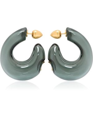 Alaïa Bubble Hoop Earrings - Blue