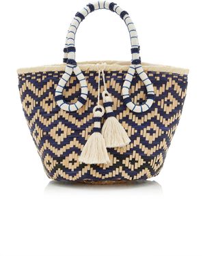 Johanna Ortiz Celebrating Heritage Mini Bucket Bag - Blue