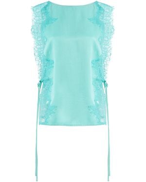 Third Form Exclusive Affinity Lace Camisole Top - Blue