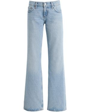 Agolde Low-Rise Bootcut Jeans - Blue