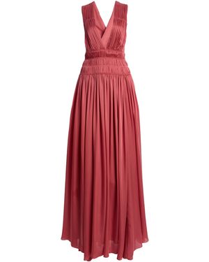 Ulla Johnson Boheme Pleated Silk Gown - Red