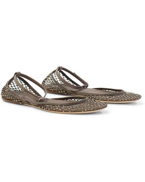 Christopher Esber Minette Ballet Flat - Brown