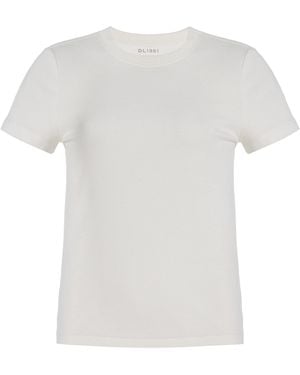 DL1961 Shrunken Cotton Tee - White