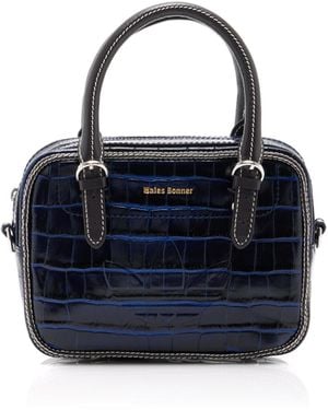 adidas Small Croc-leather Bag - Blue