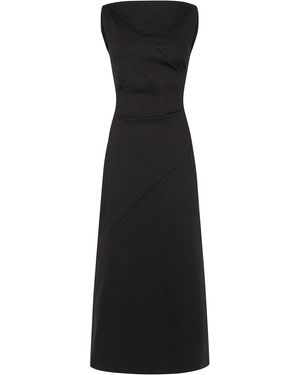 Harris Tapper Exclusive Matilda Draped Maxi Dress - Black