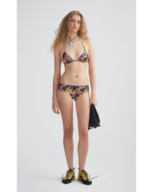 Dar Zéro Studio Exclusive Printed Low Rise Bikini Bottom - Natural