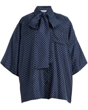 Franchise Blake Silk Top - Blue