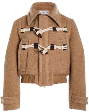 S.S.Daley Duffle Cashmere-Blend Jacket - Natural