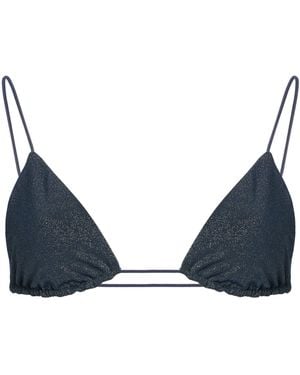 Ziah Triangle Bikini Top - Blue