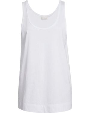 Dries Van Noten Hevila Cotton Tank Top - White
