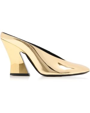 Givenchy Metallic Leather Mules