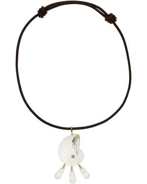 Eliou Cova Resin And Cubic Zirconia Necklace - Metallic