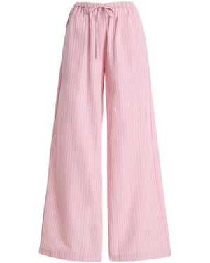 ELCE Lola Cotton-Blend Trousers - Pink