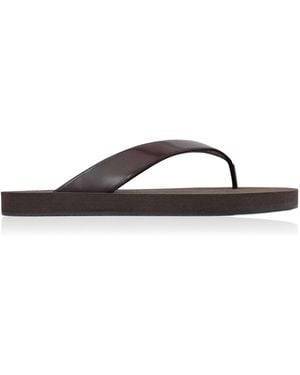 Neous Flege Leather Sandals - Brown