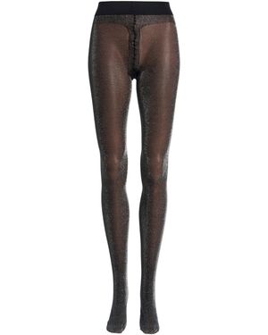 Swedish Stockings Tora Shimmery Tights - Grey