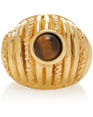 Paola Sighinolfi 18K-Plated Pewter Ring - Metallic