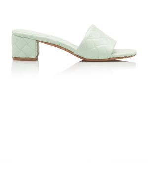Bottega Veneta Amy Padded Sandals - Green