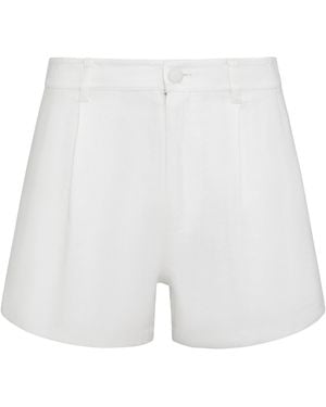 Onia Stretch Linen Shorts - White
