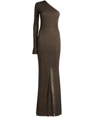 Etro Patterned Knit Maxi Dress - Brown