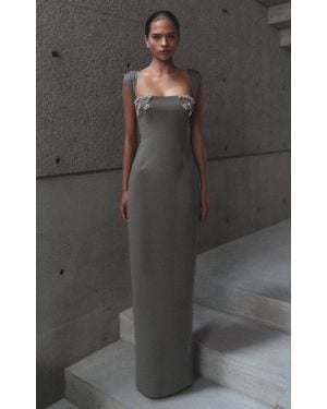 Rachel Gilbert Malia Gown - Grey