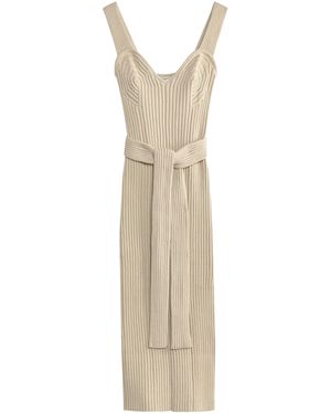 By Malene Birger Knit Scarf Maxi Dress - Natural