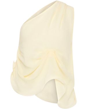 Rachel Gilbert Isla Silk Top - Natural