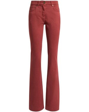Etro Mid-Rise Stretch-Denim Flared Jeans