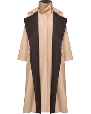 DI STAVNITSER Double Cotton-Blend Trench Coat - Pink