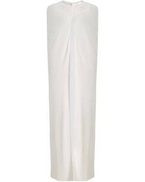 DARKPARK Auroroa Cotton Jersey Long Cape - White