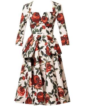 Lena Hoschek Diva Layered Floral Dress