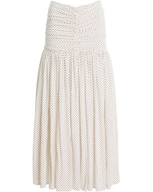 Franchise Nora Midi Skirt - White