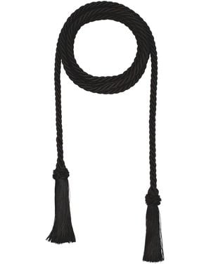 Le Sundial Tassel Belt - Black