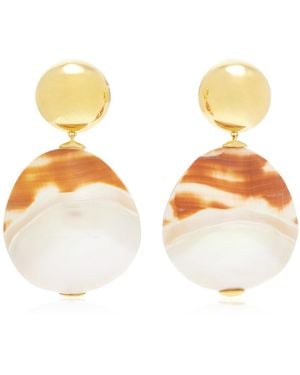 Lizzie Fortunato Rodan Pearl Clip-On Earrings - White