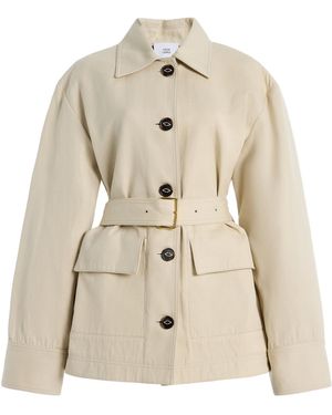 Adam Lippes Brixson Cotton-Twill Jacket - Natural