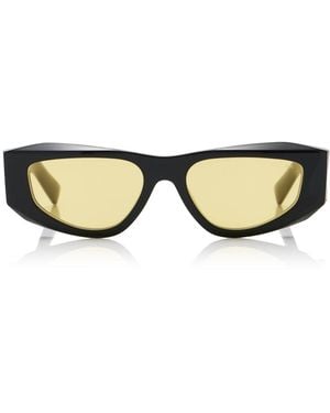 Prada Square-Frame Acetate Sunglasses - Yellow