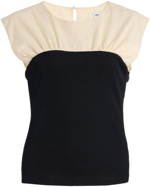 Anna Quan Haven Cotton-Blend Top - Black