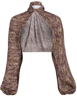 Silvia Tcherassi Marianela Cape - Brown