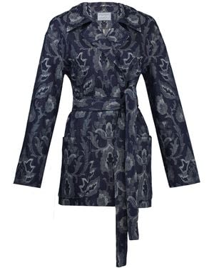 Lena Hoschek Bardot Cotton Jacket - Blue