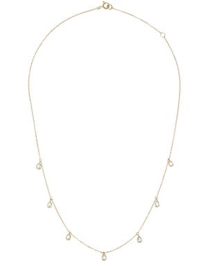 Pascale Monvoisin Palerme 9k Gold Sapphire Necklace - White