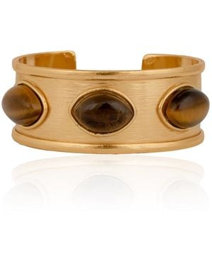 Sylvia Toledano Plated Marquise Bracelets - Brown
