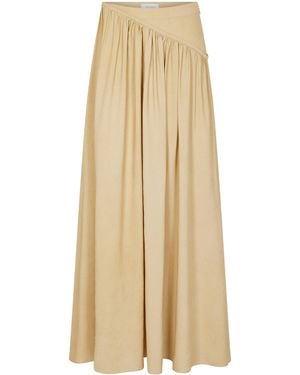 Rabanne Gathered Maxi Skirt - Natural